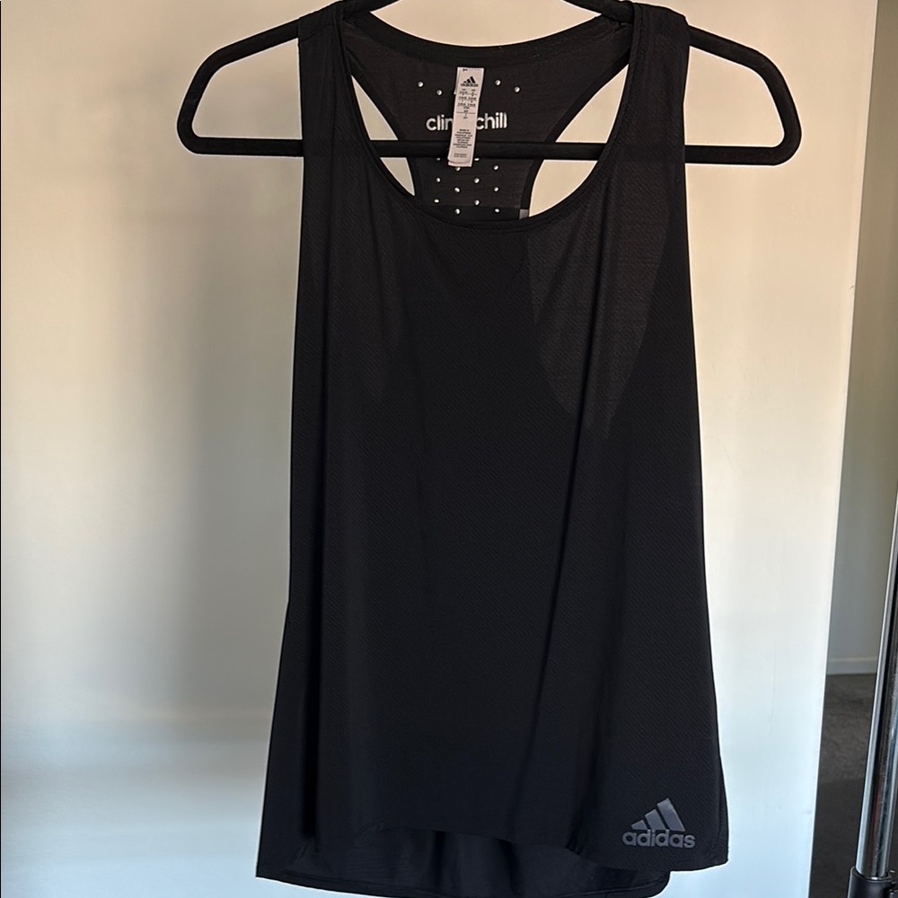 Adidas Black Relaxed Fit Tank Top